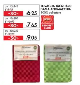 Bennet TOVAGLIA JACQUARD DAMA ANTIMACCHIA offerta
