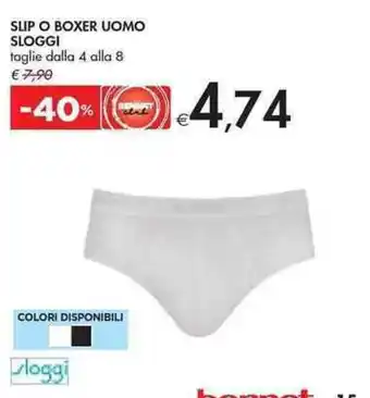 Bennet SLIP O BOXER UOMO SLOGGI offerta