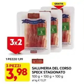 DPiù SALUMERIA DEL CORSO SPECK STAGIONATO offerta