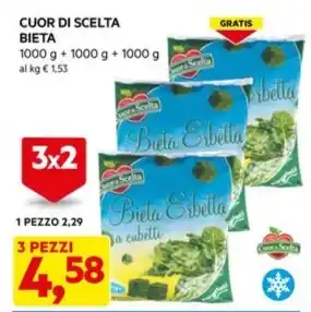 DPiù CUOR DI SCELTA BIETA offerta
