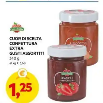 DPiù CUOR DI SCELTA CONFETTURA EXTRA GUSTI ASSORTITI offerta