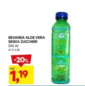 DPiù BEVANDA ALOE VERA SENZA ZUCCHERI offerta