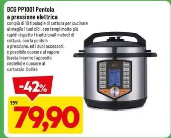 DPiù DCG PP1001 Pentola a pressione elettrica offerta