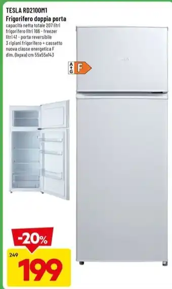 DPiù TESLA RD2100M1 Frigorifero doppia porta offerta