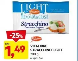 DPiù VITALIBRE STRACCHINO LIGHT offerta