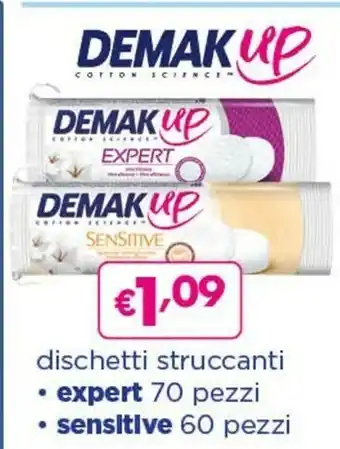 Acqua & Sapone Demak'up Dischetti Struccanti Expert 70 Pezzi offerta
