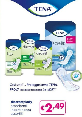 Acqua & Sapone Tena Assorbenti offerta