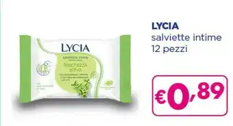 Acqua & Sapone Lycia Salviette Intime 12 Pezzi offerta