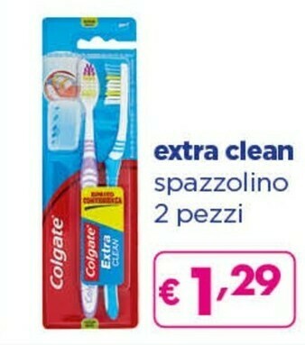 Acqua & Sapone Colgate Extra Clean Spazzolino offerta