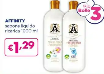 Acqua & Sapone Affinity Sapone Liquido Ricarica offerta