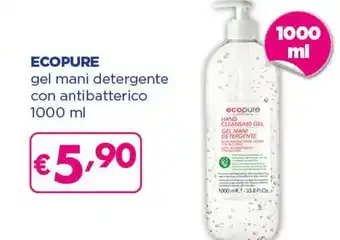 Acqua & Sapone Ecopure Gel Mani Detergente Con Antibatterico offerta