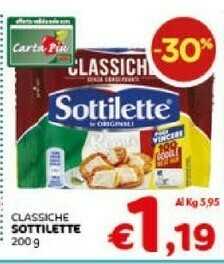 Crai Mondelez - Sottilette Le Originali Classiche 200 G(ml) offerta