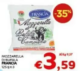 Crai Francia Mozzarella offerta