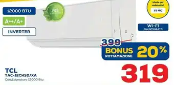 TCL TAX-12CHSD/XA Condizionatore 12000 Btu
