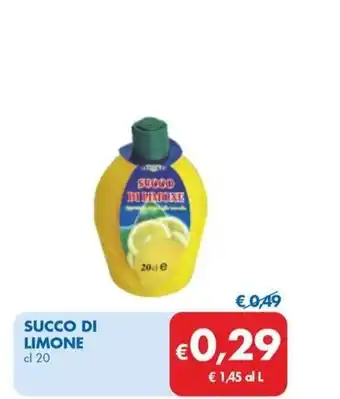 MD Discount SUCCO DI LIMONE cl 20 offerta
