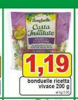 Gros Bonduelle Insalata offerta