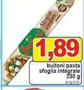 Gros Buitoni Pasta sfoglia offerta