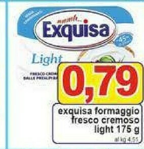 Gros Exquisa Formaggio spalmabile offerta