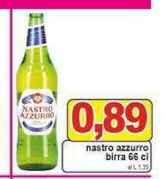 Gros Nastro Azzurro Birra offerta