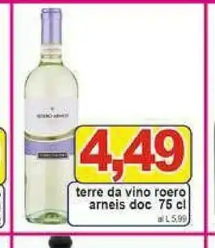 Gros Terre da vino Vino bianco offerta