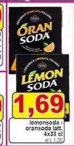 Gros Lemon soda Bevande analcoliche offerta