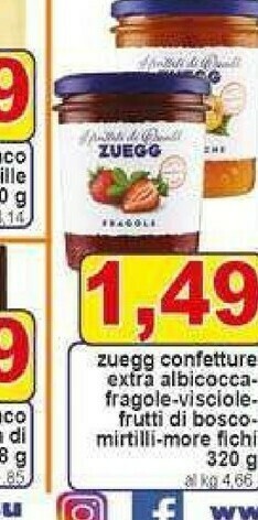 Gros Zuegg Marmellata offerta