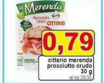 Gros Citterio Prosciutto crudo offerta