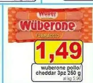 Gros Wurstel di pollo offerta