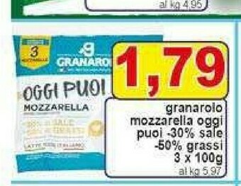 Gros Granarolo Mozzarella offerta