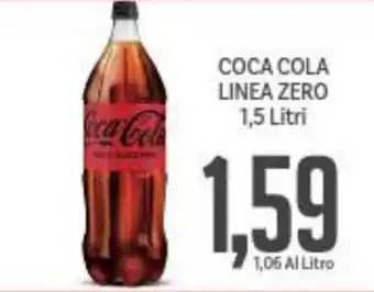 Supermercati Piccolo COCA COLA LINEA ZERO 1,5 Litri offerta