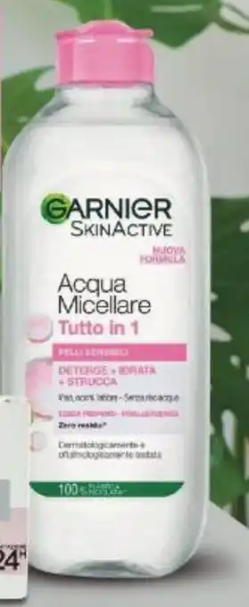 Supermercati Piccolo GARNIER ACQUA MICELLARE VARI TRATTAMENTI 400 ml offerta