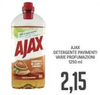 Supermercati Piccolo AJAX DETERGENTE PAVIMENTI VARIE PROFUMAZIONI 1250 ml offerta