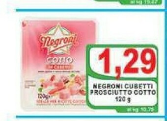Gros Negroni Prosciutto cotto offerta