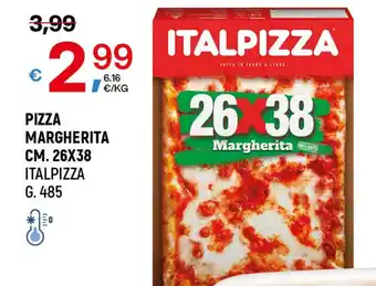 A&O PIZZA MARGHERITA CM. 26X38 ITALPIZZA G. 485 offerta