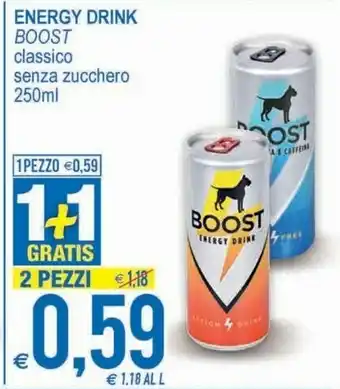 MD Discount Boost Energy Drink Classico Senza Zucchero offerta