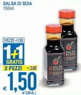 MD Discount Yoji - Salsa di Soia Fermentazione Tradizionale e Naturale 150 g(ml) offerta