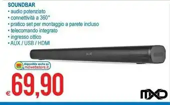 MD Discount MXD Soundbar offerta