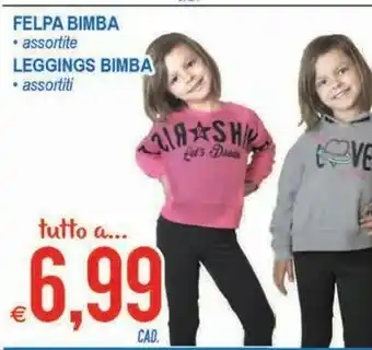 MD Discount Felpa Bimba offerta