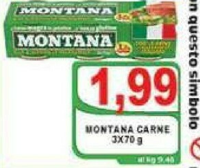 Gros Montana Carne in scatola offerta