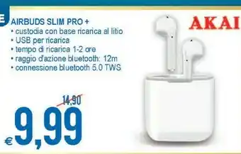 MD Discount Akai Airbuds Slim Pro + offerta