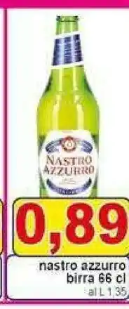 Pewex Nastro Azzurro Birra offerta