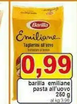 Pewex Barilla Pasta all'uovo offerta