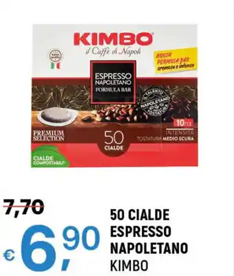 A&O 50 CIALDE ESPRESSO NAPOLETANO KIMBO offerta