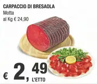 Crai CARPACCIO DI BRESAOLA Motta offerta