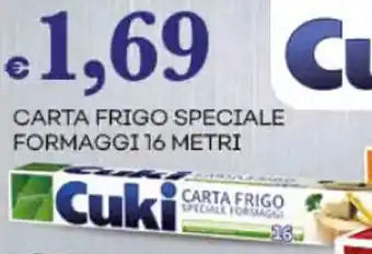 Pilato CARTA FRIGO SPECIALE FORMAGGI 16 METRI offerta