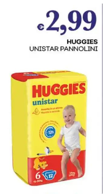 Pilato HUGGIES UNISTAR PANNOLINI offerta