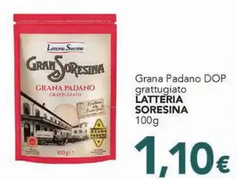 Altasfera Grana Padano DOP grattugiato LATTERIA SORESINA 100g offerta