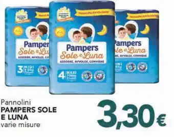 Altasfera Pannolini PAMPERS SOLE E LUNA varie misure offerta