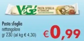 MerSi Supermercati Pasta sfoglia rettangolare gr 230 offerta