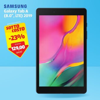 ALDI Samsung Galaxy Tab A (8.0", LTE) 2019 offerta